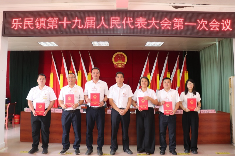 新当选镇人大和政府班子成员.JPG