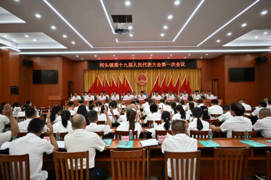 河头镇第十九届人民代表大会第一次会议胜利召开