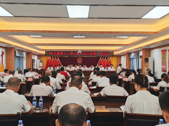 岭北镇第十九届人民代表大会第一次会议胜利召开