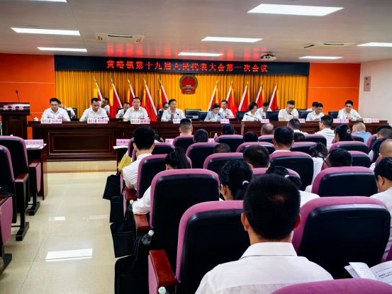 黄略镇第十九届人民代表大会第一次会议胜利召开