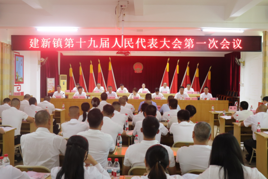 建新镇第十九届人民代表大会第一次会议胜利召开
