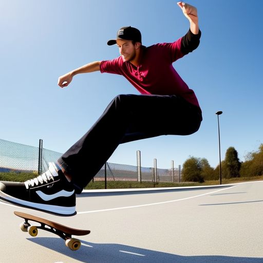 “自由与平衡的艺术：滑板运动的视觉魅力”