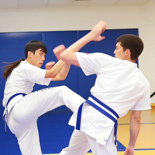 跆拳道技巧中的踢腿和防守动作讲解