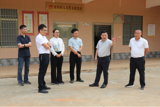 刘桂兴到乐民镇调研指导典型村创建工作