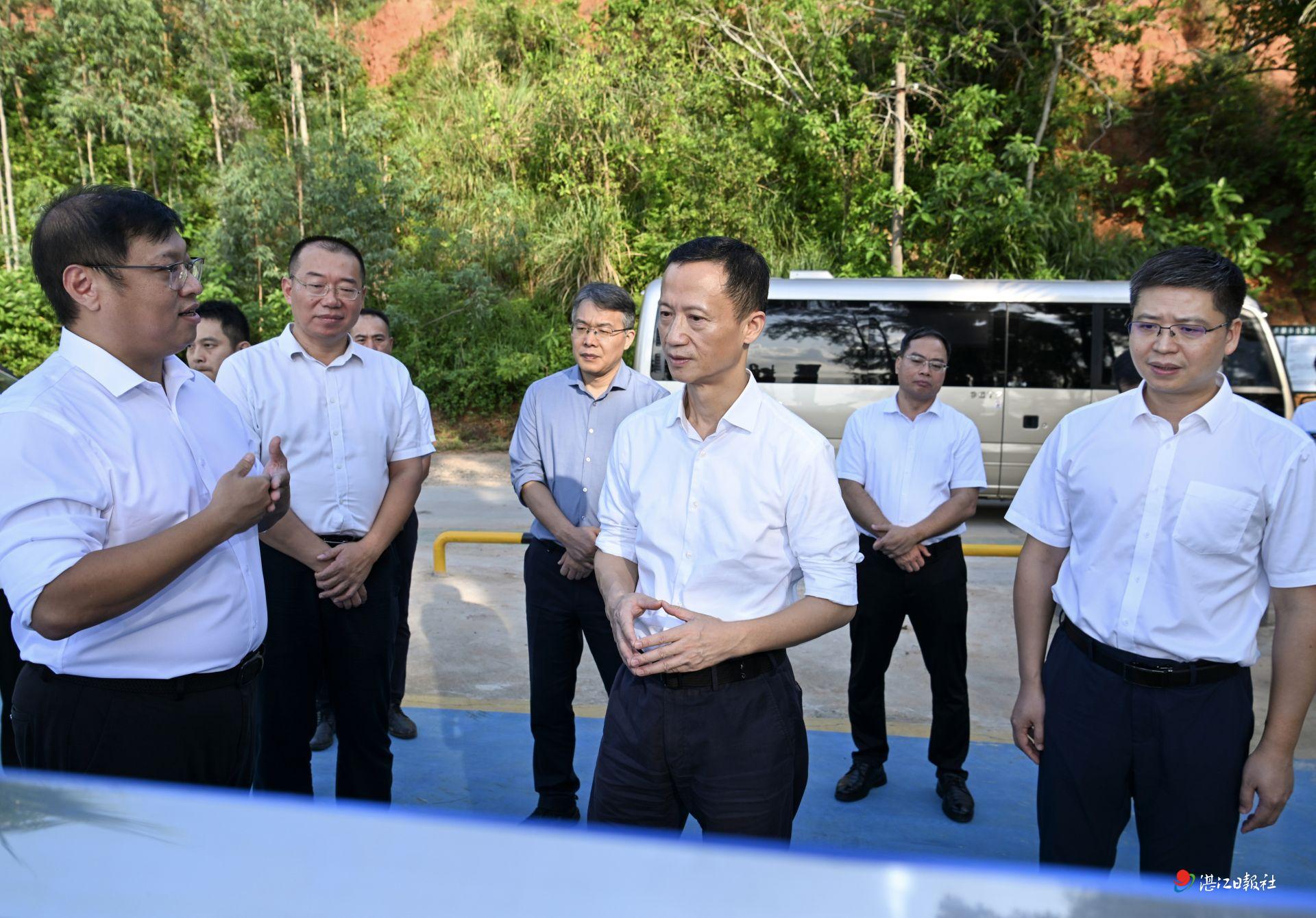 余钢到遂溪县调研滨海旅游开发、海洋牧场和渔港建设工作